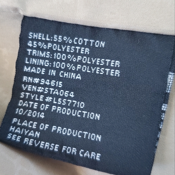 SAM EDELMAN Raincoat Trench Coat Tan Khaki Beige Size Small EUC - Picture 9 of 10